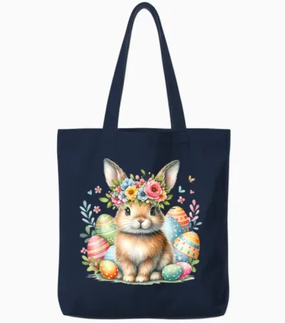 Osterhase Ostern Hase Ostereier Oster Outfit Osterhasen Süß Tote Bags - Navy
