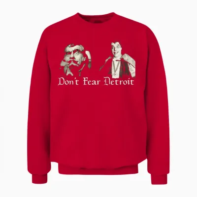 Sir Graves Count Scary Detroit Unisex Sweatshirt - Red