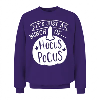 Halloween Pumpkin Funny Saying Unisex Sweatshirt - Purple