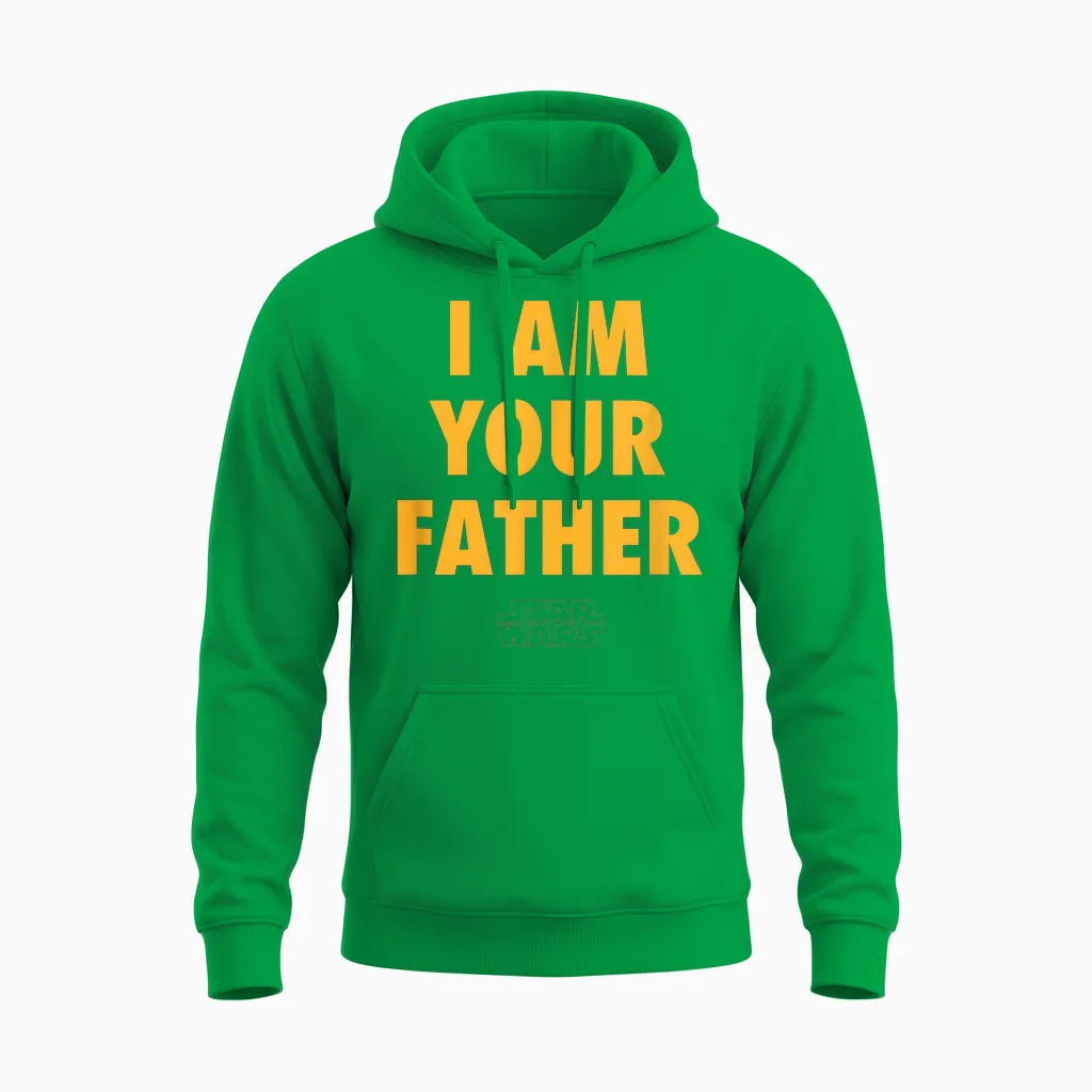 Amazon Essentials Disney | Marvel | Star Wars | Princess Men's Father's Day Graphic Short Sleeve T-Shirt, Black, Small Unisex Hoodie in Irish Green