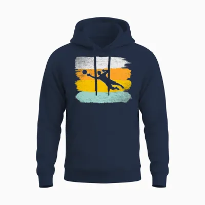 Keeper Retro Unisex Hoodie - Navy