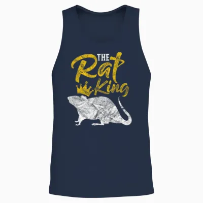 The Rat King Vintage Unisex Tank Top - Navy