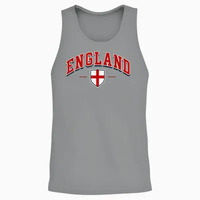 England English St George Unisex Tank Top - Sport Grey