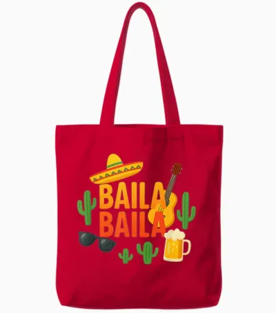 Baila Baila Krause Liad Für D Wiesn Oimara Wackelkontakt Tote Bags - Red
