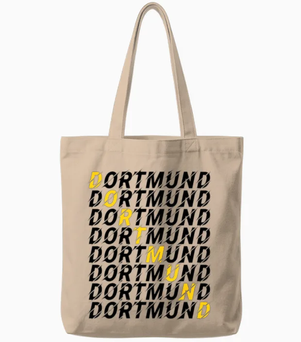 Dortmund Dortmunder Nordrhein-Westfalen Hometown Tote Bags in Natural