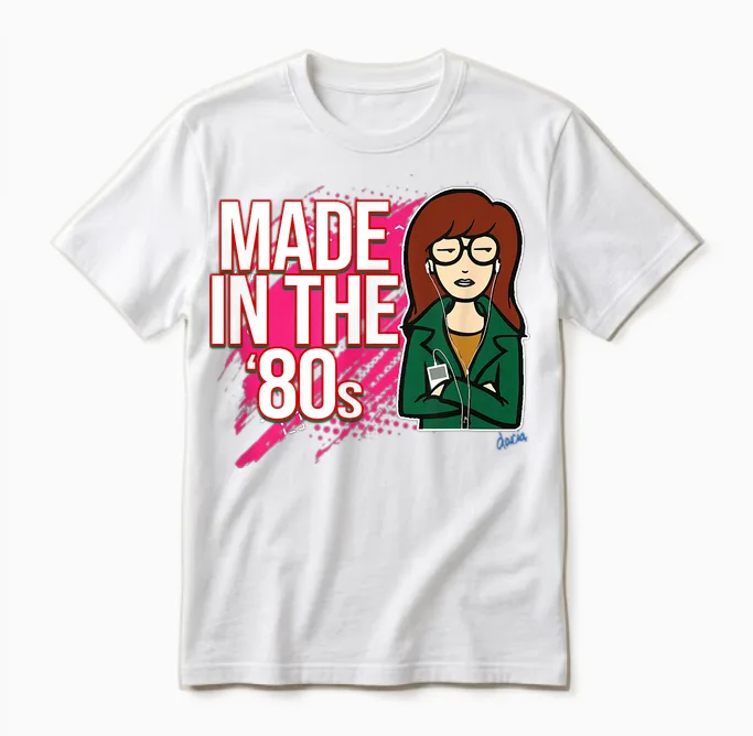 Mademark X Daria - Made in the 80s Unisex T-Shirt in White