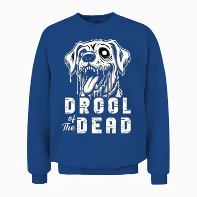 Horror Dog Halloween Spooky Dog Lover Gothic Dog Unisex Sweatshirt - Royal