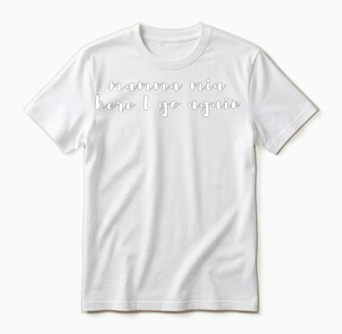 Mamma Mia Unisex T-Shirt in White