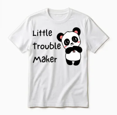 Little Trouble Maker Unisex T-Shirt - White