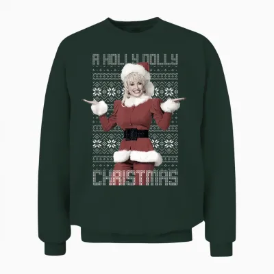 Dolly Parton Christmas Unisex Sweatshirt - Forest