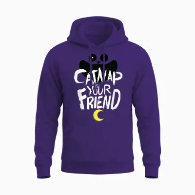 Poppy Playtime Catnap Ist Dein Freund Unisex Hoodie - Purple