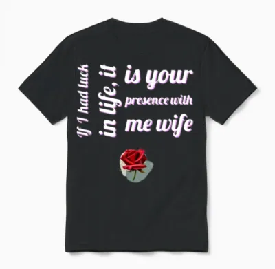 Valentine's Day Design Halima Fashion. Unisex T-Shirt - Black