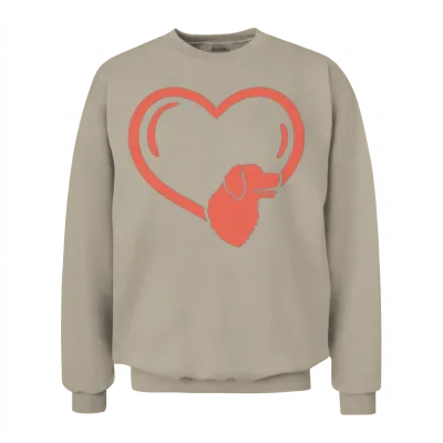 Dog Rescue Dog Lover Unisex Sweatshirt - Sand