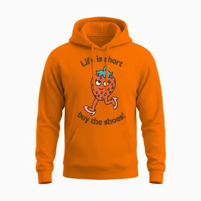 Funny Gift Unisex Hoodie - Safety Orange