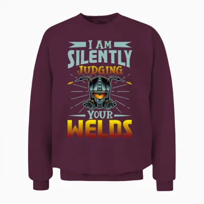 Welder Funny Funny Welding Gift Unisex Sweatshirt - Maroon