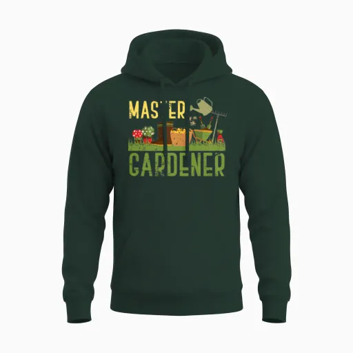 Master Gardener Gardening Unisex Hoodie in Forest