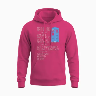 Sei Niemals Grausam, Sei Niemals Feige Erinnere Dich an Kleidung Unisex Hoodie - Heliconia