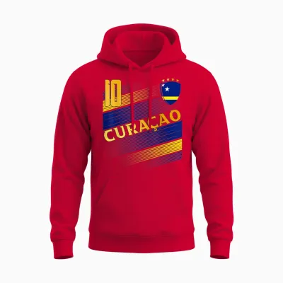Curacao Flagge Curacaoan Pride Lovers Unisex Hoodie - Red