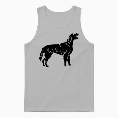 Setter Dog Unisex Tank Top - Ash