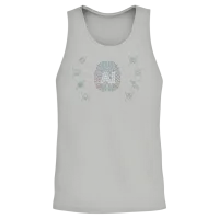 Ai - Ai Brain & Ai Artificial Intelligence Unisex Tank Top - Ash – 2
