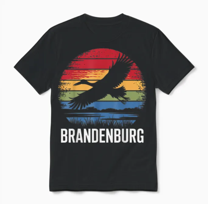 Brandenburg Unisex T-Shirt in Black