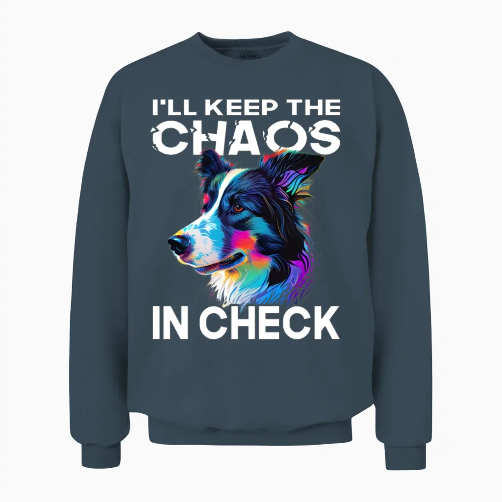 Border Collie - Dog Lover - Dog Owner Unisex Sweatshirt in Dark Heather