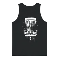 Disc Golf Unisex Tank Top - Black – 1
