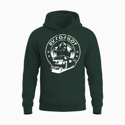Rv Co-Pilot Funny Rv Gifts Rv Gift Ideas Unisex Hoodie - Forest