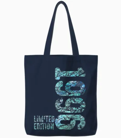 30th Birthday Man Woman 30 Years 1996 Funny Gift Tote Bags - Navy