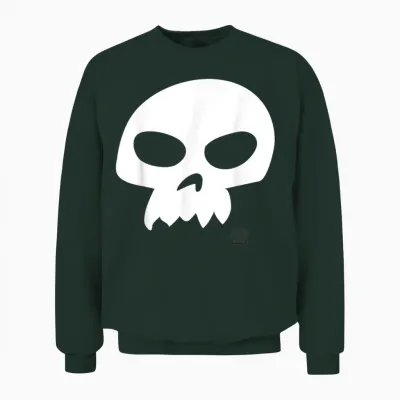 Disney Pixar Toy Story Sid Skull Graphic Unisex Sweatshirt - Forest
