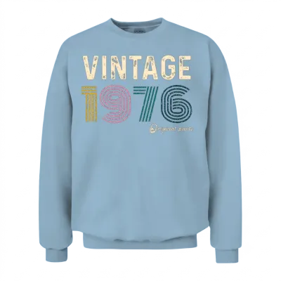 48 Year Old Gifts Vintage 1976 Limited Edition. Unisex Sweatshirt - Light Blue