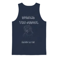 Spread the Gospel Unisex Tank Top - Navy – 1