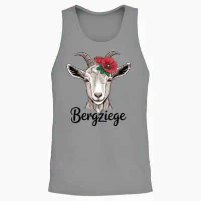 Bergziege Bayern Goat Unisex Tank Top - Sport Grey