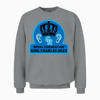 King Charles Iii Crowned King 2023 Unisex Sweatshirt - Sport Grey