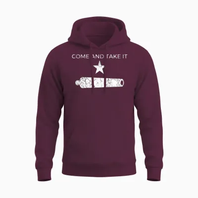Come and Take It Unisex Hoodie - Maroon