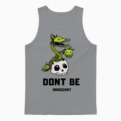 Don't Be Arrogant Unisex Tank Top - Sport Grey