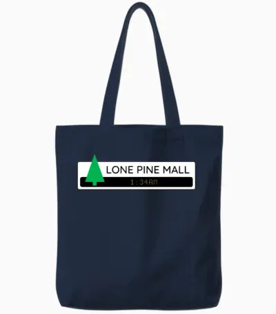 Lone Pine Mall Night Tote Bags - Navy