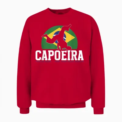 Capoeira Kampfsport Brasilianisch Hobby Training Capoeira Unisex Sweatshirt - Red