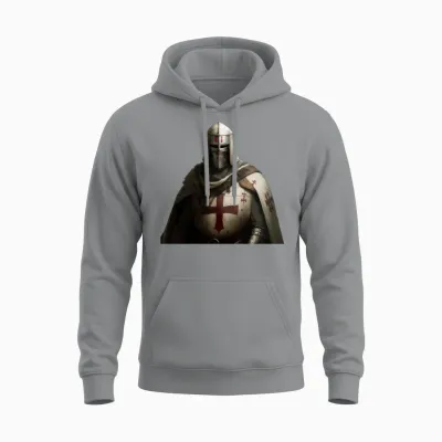 Knight Templar Unisex Hoodie - Sport Grey