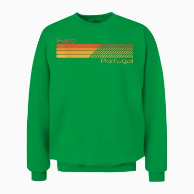 Rétro Faro Portugal Unisex Sweatshirt - Irish Green