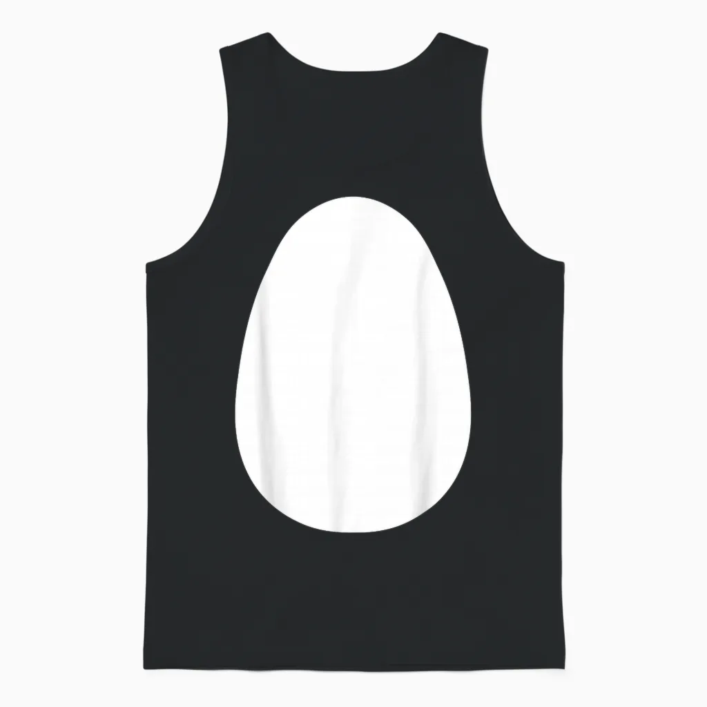 Penguin Costume Belly Animal Costume Carnival Unisex Tank Top in Black