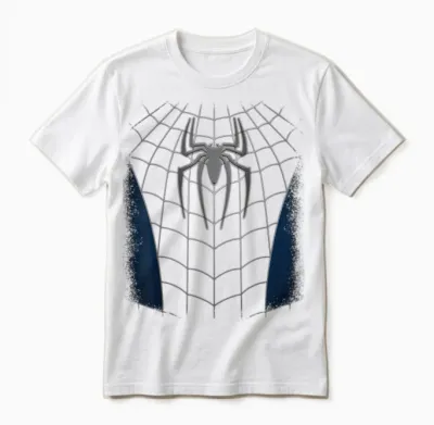 Marvel Friendly Neighborhood Spider-Man No Way Home Costume T-Shirt, Red Unisex T-Shirt - White