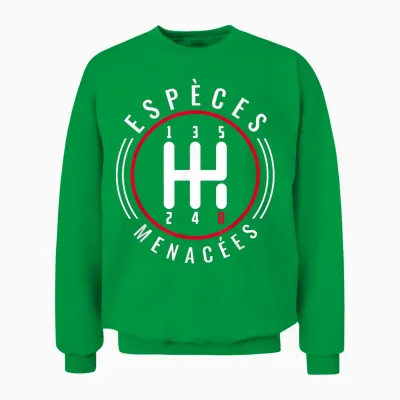Endangered Species Gift Fans of Bagnoles and Boxes Mecha Unisex Sweatshirt - Irish Green