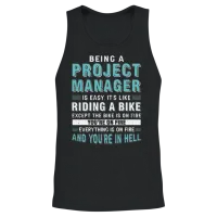 Project Manager Gifts - Being a Project Manager Unisex Tank Top - Black – 2