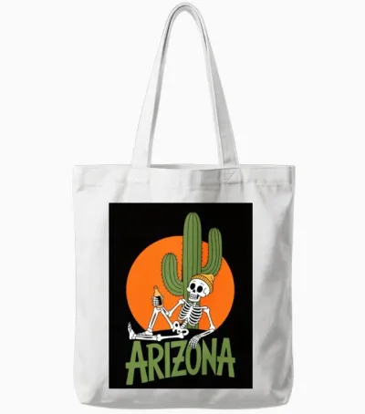 Desert Vibes,endless Smiles Tote Bags - White