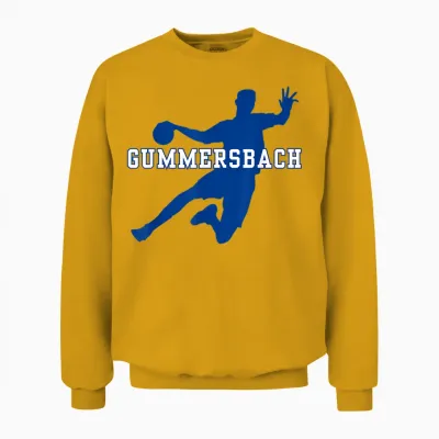 Gummersbach Handball Mannschaft Verein Fan Nrw Blau Weiss Unisex Sweatshirt - Gold