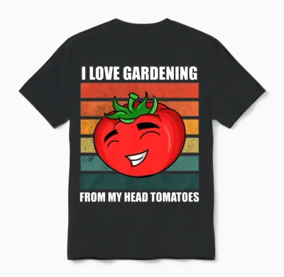Funny Tomato Outfit Unisex T-Shirt - Black