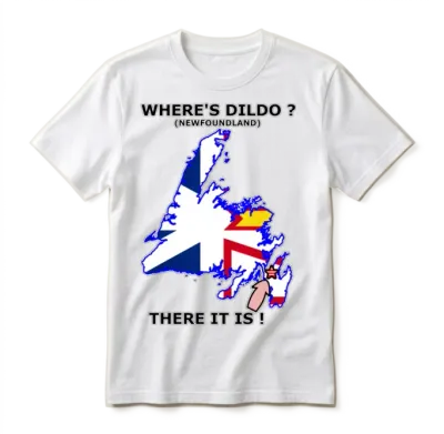 Where's Dildo Newfoundland Unisex T-Shirt - White