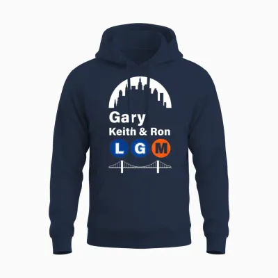 Gary Keith and Ron Unisex Hoodie - Navy