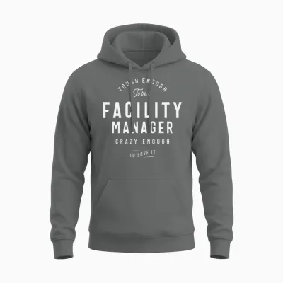 Funny Job Occupation Facility Manager Unisex Hoodie - Graphite Heather